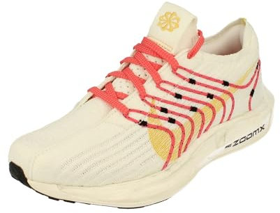 NIKE Pegasus Turbo Flyknit Next Nature Women's Trainers Sneakers Running Shoes DM3414 (White/Sea Coral/Black/Topaz Gold 100) UK5 (EU38.5)