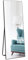 Vasemouh 140 x 51 cm Hochwertiger Standspiegel mit Schwarzem PVC-Rahmen und Gehärtetem Glas, Ideal für Schlafzimmer, Wohnbereich, Flur oder Badezimmer