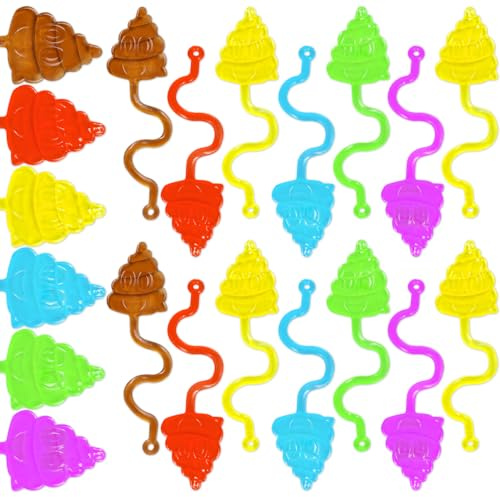 Yeefunjoy 20 Stück Klatschhand für Kinder Set, Kinder Trick Poo klebrige Glibberhände, Mitgebsel Gastgeschenke Weihnachten Halloween Geburtstag Party Gefüllte Tasche Geschenk für Kinder Erwachsene