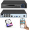 TOWODE 4K 8 Channel PoE NVR With 1TB Hard Drive,8CH Network Video Recorder for Home Security CCTV Camera System, Only Work with 3MP/4MP/5MP/6MP/8MP 4K HD PoE IP Cameras, 24/7 Recording,Remote Acces