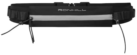 Ronhill Cinturón de Cintura para Correr, Color Negro, O/S
