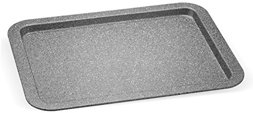 Aeternum Bakeware Petravera Teglia Bassa, Acciaio, Grigio, 43x29 cm