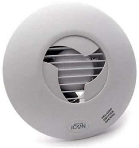 Air Flow iCON30 Circular Extractor Fan with Humidity/Timer Module - 27W, 3-Pin, Compatible with Desktop, Server, Laptop & More