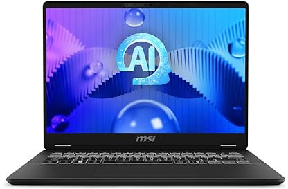 MSI Prestige 14 AI Studio C1VEG-036ES - Ordenador 14 2.8K (Intel Core Ultra 7 155H, RAM 16GB, RTX 4050, 1TB SSD, Windows 11) Home Stellar Gray - Teclado QWERTY español