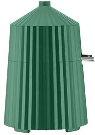 Alessi Plissé MDL07 GR - Exprimidor de Cítricos Eléctrico de Diseño, en Resina Termoplástica, Enchufe Europeo, 80 W, Verde
