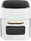 Heißluftfritteuse 15 Liter 1400W Airfryer Ohne Öl Heissluftfritteuse Luftfritteuse mit transparentes Fenster & Touchscreen, Fritteuse Heissluft Ohne Fett Air Fryer, Temperatur regelbar 80-200°C (Weiß)