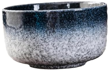 JISADER Tazón de cerámica Matcha Tazón de té Matcha hecho a mano, Tazón de té Chawan para la preparación japonesa de Matcha Amigos principiantes, estilo a