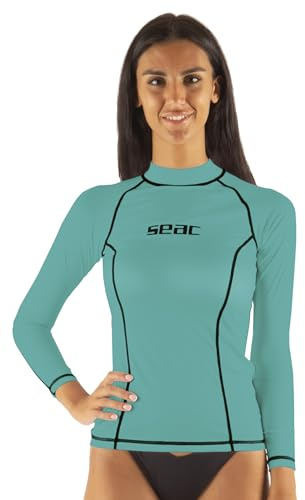SEAC T-Sun Long Lady Rash Guard Skyddsväst för Snorkling Simning Anti-UV