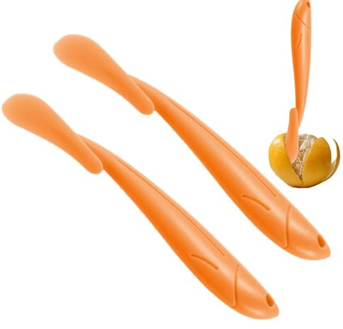 Citrusskalarverktyg, apelsinskalarpinne, ny citrusskalare, grapefruktskalare, lätt skarp apelsinskalare fruktskalare för mandarin, orange, citron,