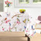 Arquiel Tischdecke Vogel, Tischdecken Rosa Blume Wasserabweisend Abwaschbar Rechteckige Tischtuch Tischdeck für Abendessen Haus Küche Esszimmer Party Dekoration FrüHling/Sommer(140 x 180cm)