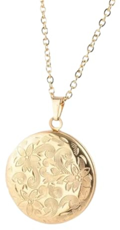 Collar con medallón de corazón de Plata de Ley 925 para Mujer, Colgante con Foto en Forma Vintage para Pareja, Collar con Imagen, Que Contiene imágenes