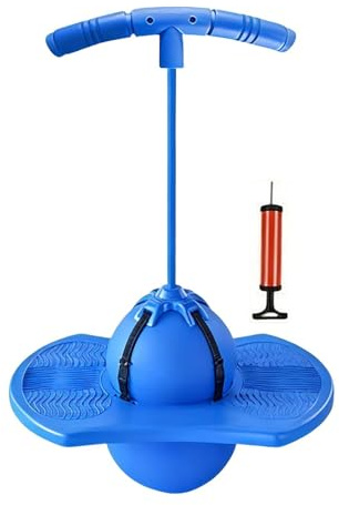 Genérico Pelota Saltarina para Niños | Antideslizante y Elástica Divertida | Pelota Rebotadora con Asa | para Casa, Zona de Juegos, Parque, Campamento, Cumpleaños y