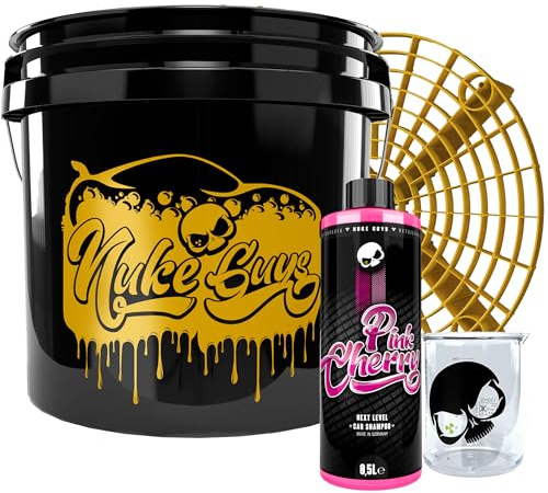 Nuke Guys Set - Car Care - Car Cleaning - Hand Wash - Wash Bucket - Car Shampoo - Gritguard