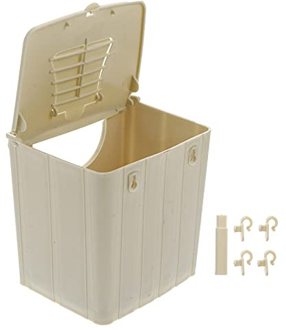 iplusmile Bird Breeding Box 5X5X4 Inch Wooden Nest for Budgie Cockatiel Parrot Cage Hanging Nest Box Indoor Birdhouse