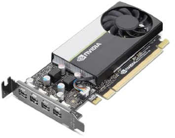 LENOVO Nvidia T600 4GB Mini DP 4 Graphics Card 4X61H02424 Black