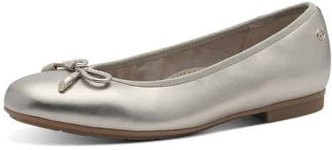 Tamaris dam Tamaris Comfort Damen Ballerinas Aus Leder Mit SchleifeBalettskorr