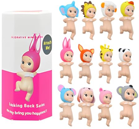 PRAOFRT 1 Item Random Style Sakura Angel, Sitting A Baby Figure, Sunny Angels Figures and Ornaments, E