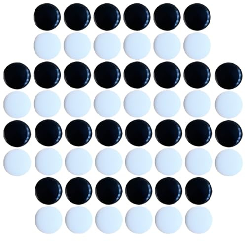 Uonlytech 360 Pezzi Pezzi del Gioco Go in Melamina Lisci e Confortevoli per Giochi in Famiglia e Feste Design Creativo e Resistente