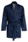 Herren Morgenmantel – kurz – Bademantel Revise RE-509 - Elegant - 100% Baumwolle – Dunkelblau mit Punkten XXL