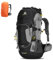 Lixada Wanderrucksack, 50 l, mit Schutzhülle, wasserdicht, ultraleicht, für Bergsteigen, Klettern, Trekking, Sport, Reisen, Camping