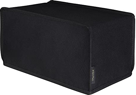 PlayVital Cover Copertura Antipolvere per Xbox Series X Console,Coperchio Nylon Orizzontale Protettivo Impermeabile per Xbox Series X Console-Nero