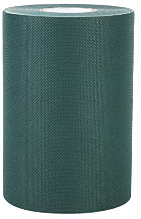 Tyenaza Adhésif de Gazon Artificiel de Bande d'herbe pour Les Sections de Couture de Bande synthétique de Bande de pelouse de Tapis d'herbe de Bande adhésive d'herbe 2 Couleurs 150mm * 10m(Vert)