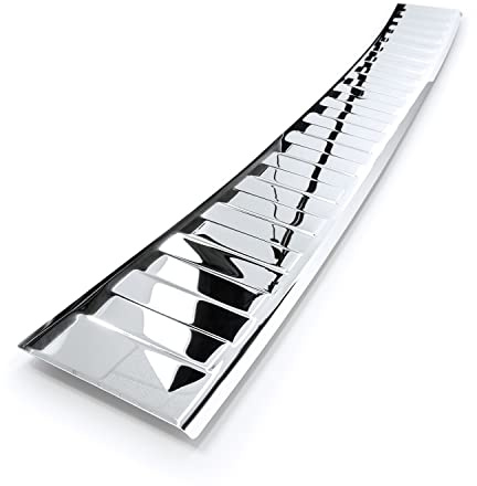 tuning-art L439 Edelstahl Ladekantenschutz passend für VW Golf 8 Kombi, Farbe:Chrom