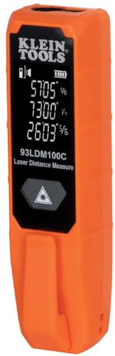 Klein Tools Laser Distance Measure, Measures in Feet, Inches, Meters