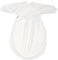 Dein Kinderland Alvi Baby Mäxchen Innensack Schlafsack Baumwolle weiß mit Babylöffel Babyschlafsack Ganzjahresschlafsack Innenschlafsack (68 cm)