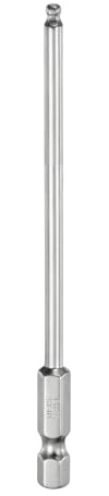 QUARKZMAN Kugelkopf Sechskant Schraubendreher 3mm(H3.0) Sechskant Schaft 100mm Lange Magnetischen 1/4 S2 Legierter Stahl Schraubendreher Bit Bitsatz Elektrowerkzeuge