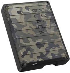WD_Black P10 Game Drive 4 TB, Externe Festplatte, USB 3.2 Gen 1, Biz zu 130 MB/s, High-Peformance-Festplatte, Für Konsole und PC, mit 1-monatiger Mitgliedschaft bei Discord Nitro, Camo