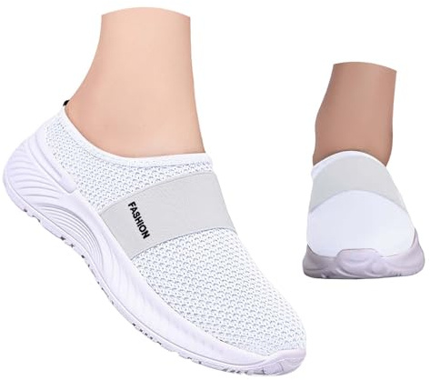 Zapatos Ortopédicos Mujer Deportivas Chanclas Zapatillas Ortopedicas Casual Verano con Malla Deporte Zapatos para Caminar Comodos Transpirables Zuecos Senderismo Sandalias Palas Running Trabajo