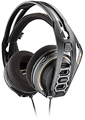 Plantronics Casque Gaming PC Edition Dolby Atmos - Casques Audio (PC/Jeux, Binaural, Bandeau, Beige, Gris, Orange, avec Fil, Circum-aural)