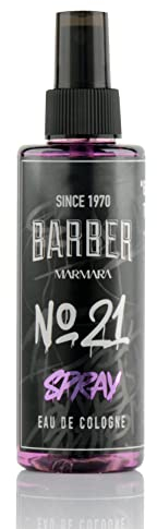 BARBER MARMARA Eau de Cologne Pump Spray 150 ml After Shave Men's Fragrance Water Shaving Water Men Barber Men's Fragrances Body Spray Barbershop Turkish Cologne (No 21)