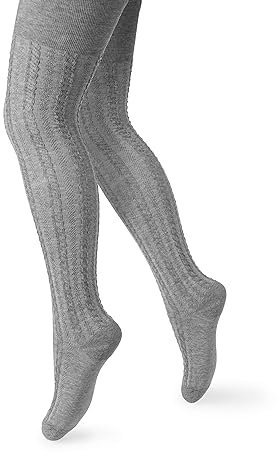 STEVEN Strumpfhose für Mädchen I Baumwolle Baby Strumpfhose mit Zopfmuster I Ballett Strumpfhose Mädchen I Weich und Langlebig Feinstrumpfhosee