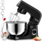 Vezzio Impastatrice Planetaria, 4.5L Robot da Cucina Multifunzione, 10 Velocità Leggero Impastatrice Pizza con Uncino Impastatore, Mescolatore, Frusta Sbattitric (Nero)