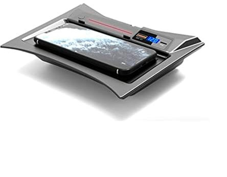 MKVAXR Cargador inalámbrico QI for teléfono de Coche de 15W, for Nissan, Qashqai, X-Trail, Panel de Carga inalámbrico for teléfono móvil con actualización Interior 2014-2021 Cargador inalámbrico para