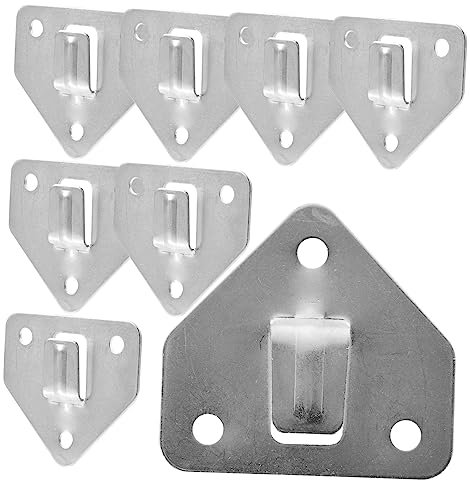 SEWACC 8 Stck. Halterung Für Feuerlöscher Abnehmbarer Wandhaken Montierbar Büro Wandhaken Für Feuerlöscher Montieren Haken Wand Feuerlöscher Wandhalterung Groß Garage Montiert Eisen