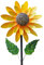 Sunflower Windmill, Viento Metal Cinético Doble Dirección Girasol Molinillos Rehiletes De Jardín Patio Jardín Césped Y En Cualquier Lugar Aire Libre