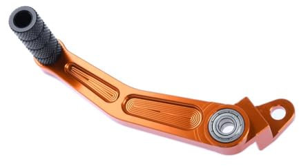 aVDB-moto Palanca/Pedal Cambio de Velocidades compatible con KTM DUKE 125 200 390 2012-2021 Aluminio (Naranja)
