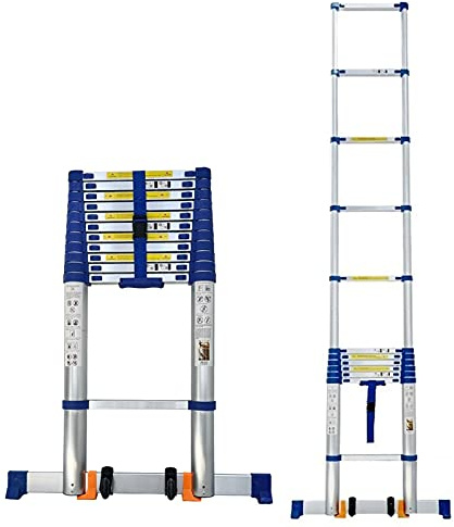 Échelle extensible de 8 m, aluminium, capacité de charge de 150 kg, idéale pour les tentes de toit et les besoins en extérieur
