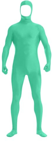 Generisch Traje de cuerpo completo para mujer y hombre, disfraz de carnaval de color naranja, para Halloween, carnaval y bailes de máscara