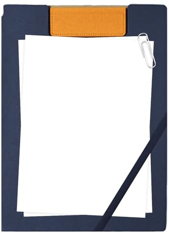 Trousse d'écriture Presse-papiers A4,Presse-papiers A4, Dossier de presse-papiers de soins infirmiers, Tableau de notes de fichiers, tableau à pinces pour bloc-notes, rangement de classeur, tableau