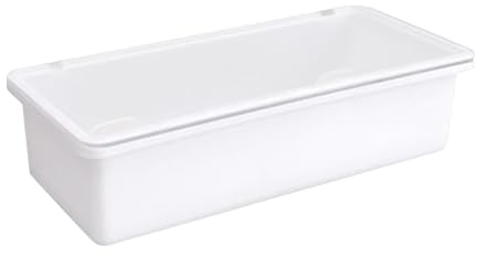 Bestickbricka - förvaringsbehållare för silver | Bestickorganisatör för | diskställ, med genomskinligt kökslock täckt med lock, för och hotell