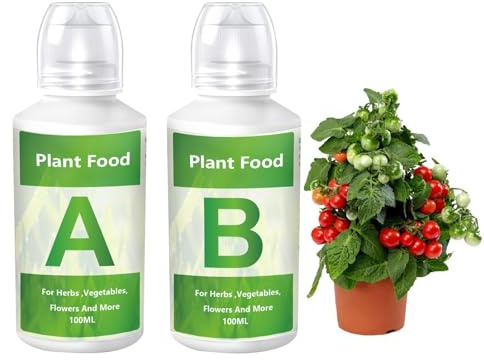 Fertilizzante Liquido Idroponico A E B, Alimento Completo Per Piante Idroponiche, Adatto Per Ortaggi, Verdure, Erbe E Fiori, Soluzione Nutritiva Professionale Per Coltivazione Indoor E Outdoor