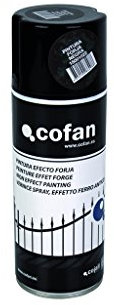 Cofan Pintura en Spray | Efecto forja | Color Negro o Gris | Envase de 400 ml