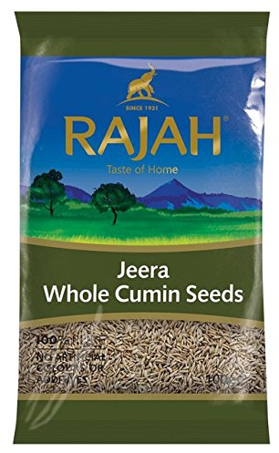 Rajah Jeera Whole Cumin Seeds 100g (Pack of 2)