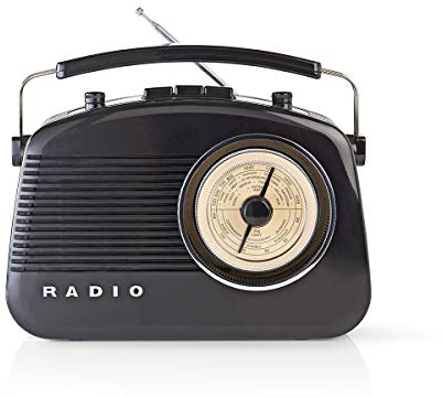 Nedis Radio FM 4.5 W Poignée de Porte nsporte Noir