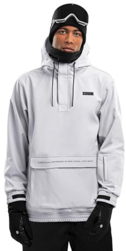 SIROKO - Snowboardjacke mit Kängurutasche W3 Lhotse - XL - Grau