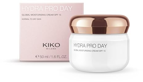 KIKO Milano Hydra Pro Day, Umfassende Feuchtigkeitsspendende Gesichtscreme Mit Hyaluronsäure Lsf 15
